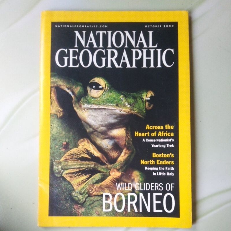 Buku National Geographic October 2000 Wild Gluders Of Borneo