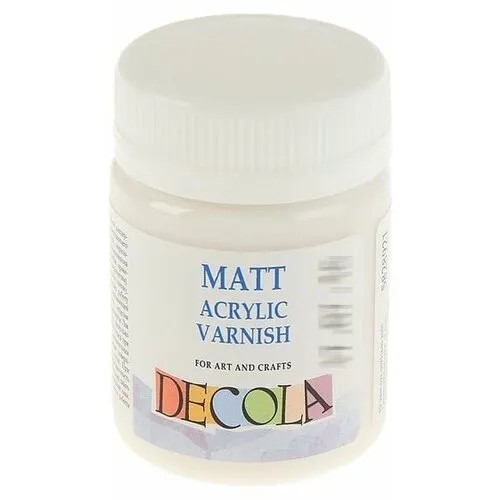 

MATT ACRYLIC VARNISH DECOLA IN JARS 50 ML