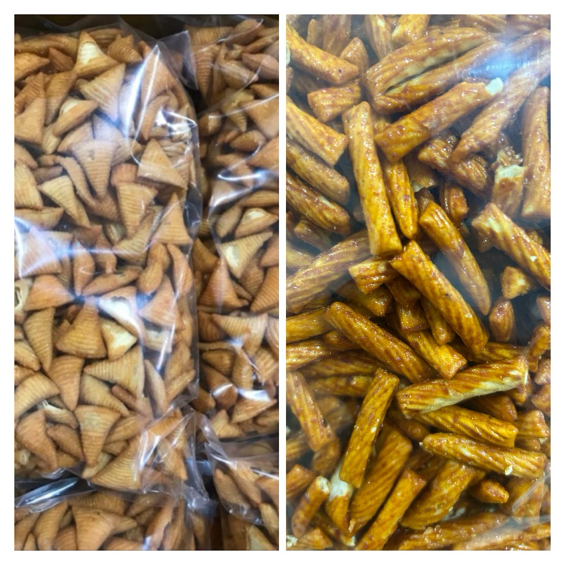 

Snack Piramid Balado & Stik Pedas Kutak Katik / Cemilan Hari Raya Lebaran