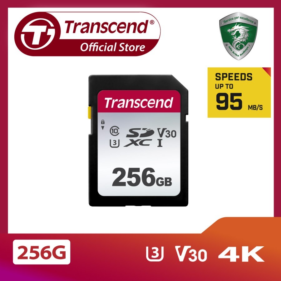 Transcend SD Card 300S - 256GB- Gatotkaca Electronics