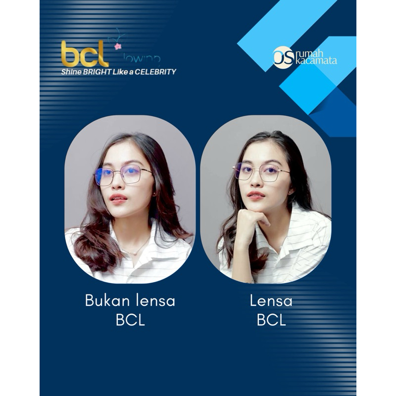 LENSA Bluechromic BCL (Celebrity Lens by Domas) - Anti Embun - Anti glare - Bluechromic BCL