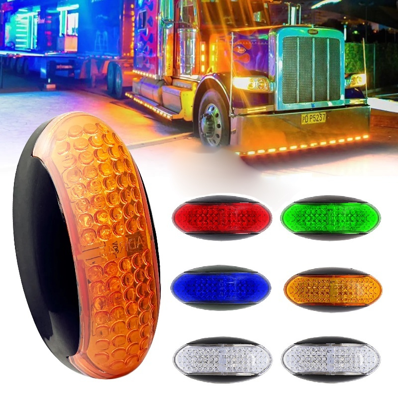 Lampu led ulat bulu ADR45 bak samping truk bus mobil 12 volt 24 volt terang