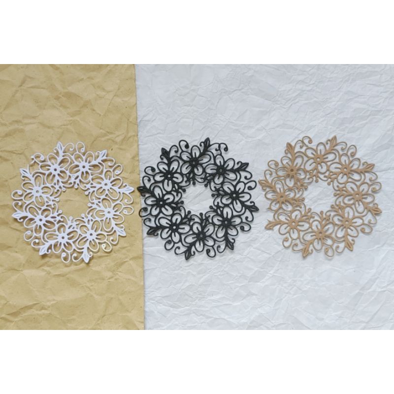 

Dies Cut Bulat Kembang For Journal Decoration Scrapbook Diary DIY
