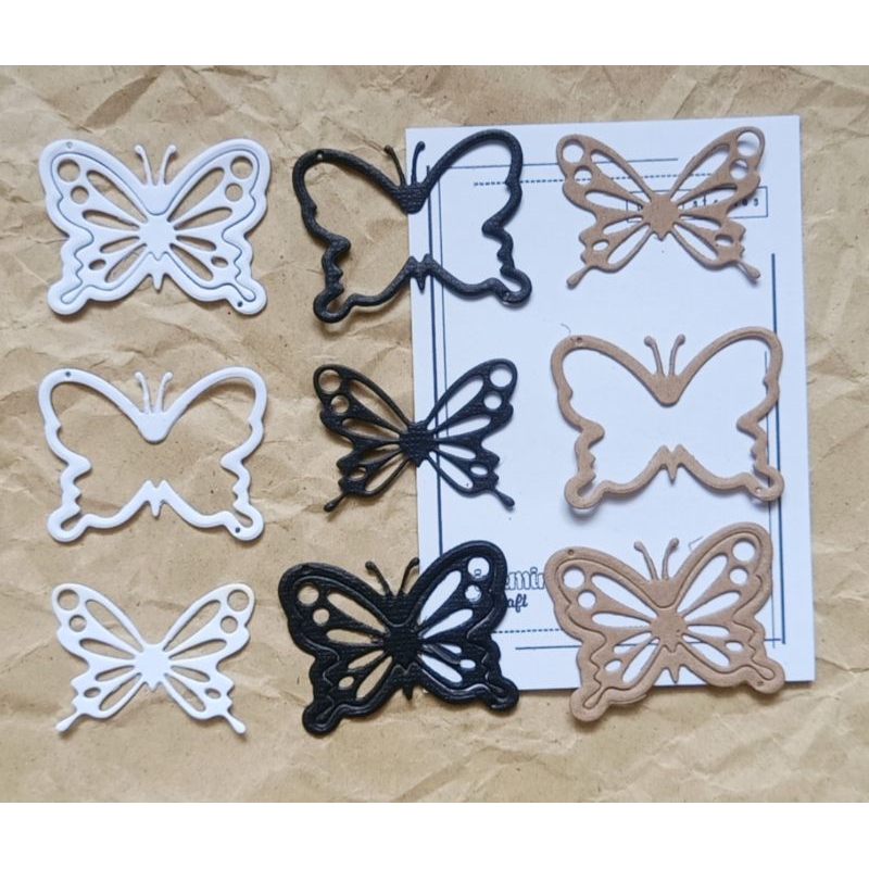 

Dies Cut Kupu Kupu Mini Untuk Journal Deco Scrapbook DIY