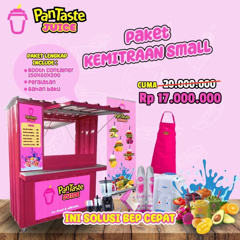 

PanTaste JUICE - Paket Usaha Minuman Murah dan Menguntungkan