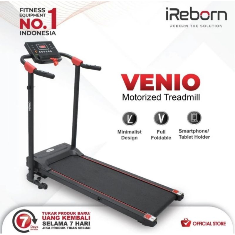Alat Fitnes Treadmill Elektrik Venio