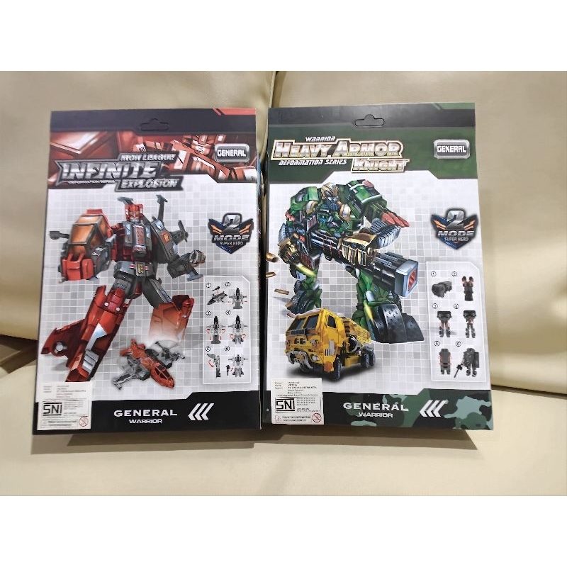 Mainan robot rakit-Robot warior