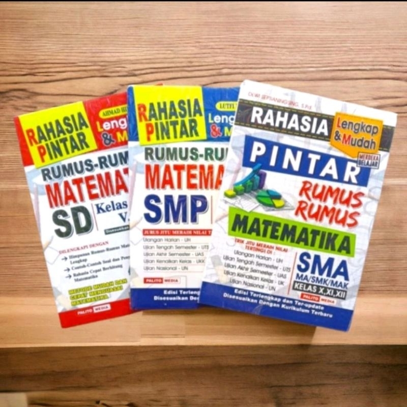 Rahasia Pintar Rumus-Rumus Matematika Sd, Smp, Sma