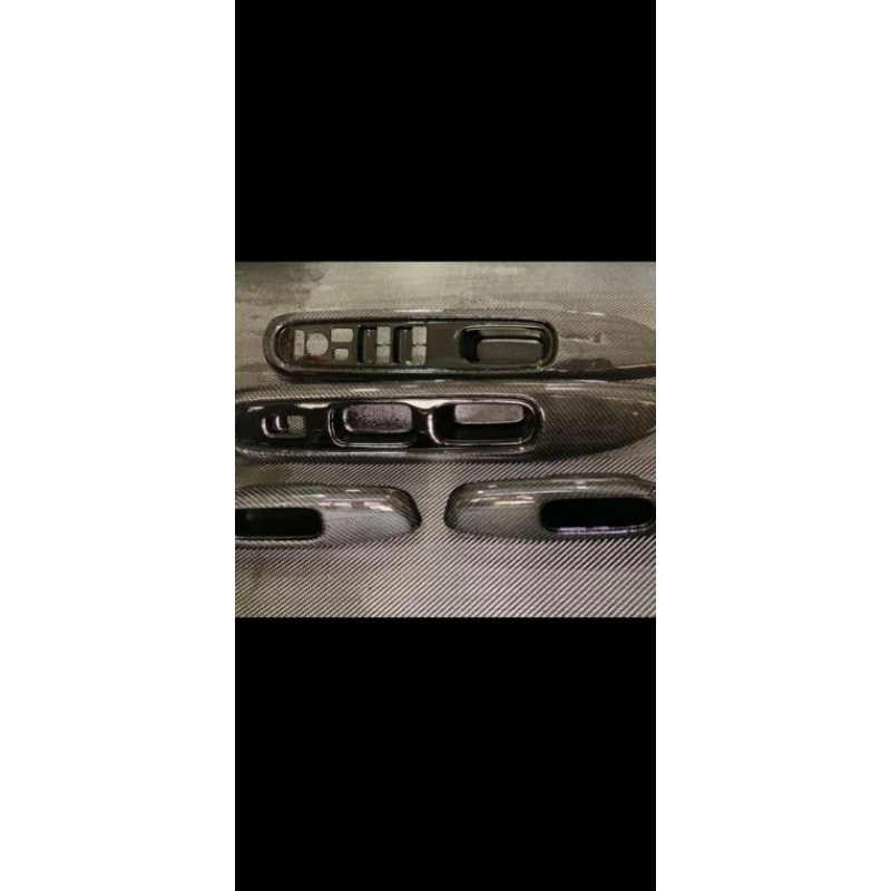 cover panel power window brio mobilio carbon kevlar carbon forged