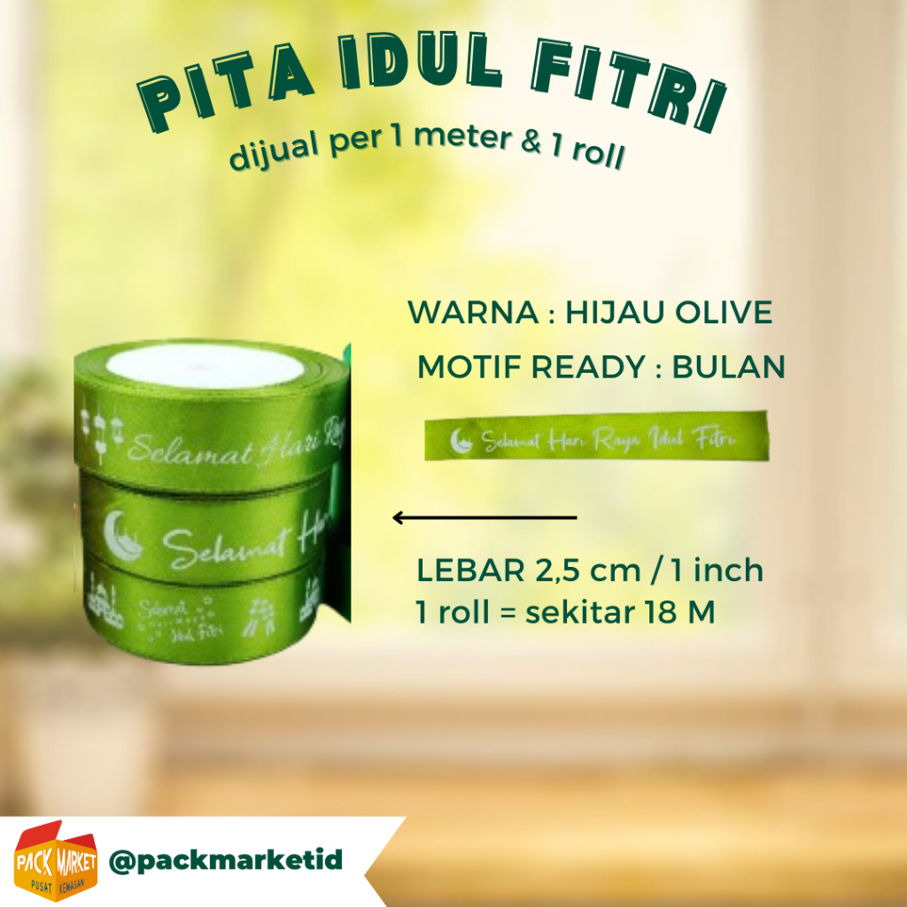 

PITA MOTIF IDUL FITRI - 1 METER