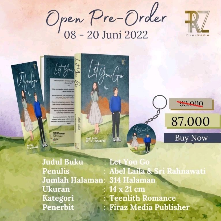Novel "Let You Go" by Abel Laila dan Siti Sri Rahmawati