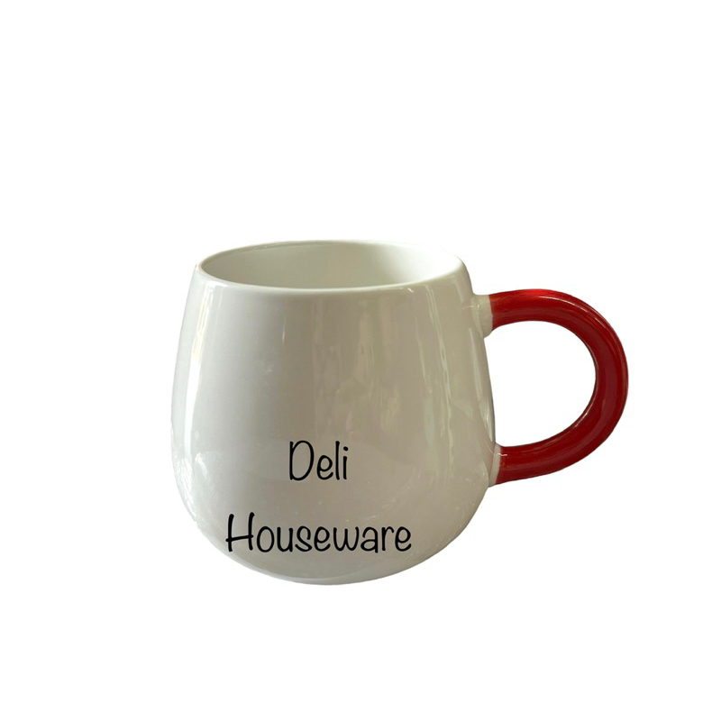 Mug Gelas Cangkir Keramik Cafe Hotel/ Cangkir Kopi Teh Tebal Mewah