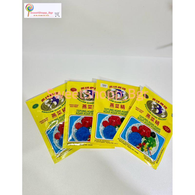 

Agar-Agar Swallow Globe 1 Sachet (7 gr)