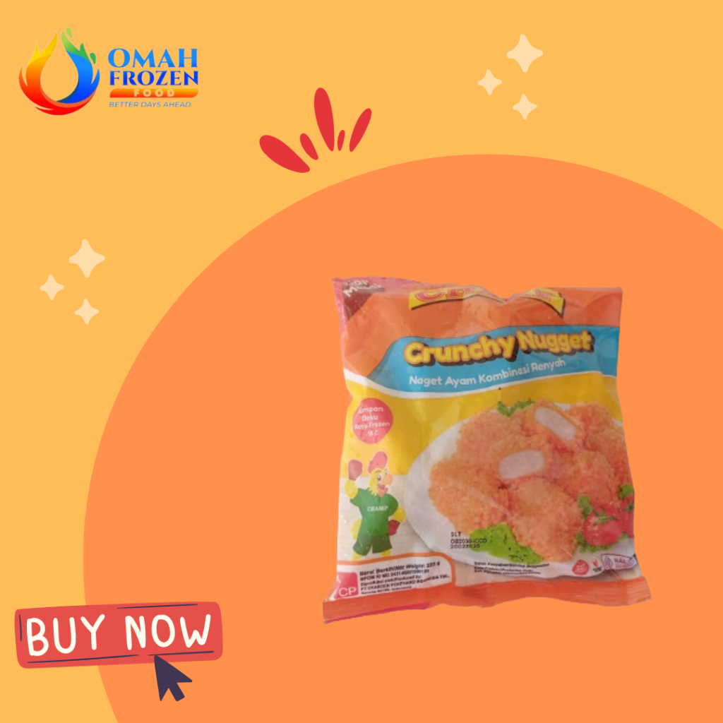 

Champ Crunchy Nugget Ayam 225gr (NON COD DILUAR KARISIDENAN SOLO)