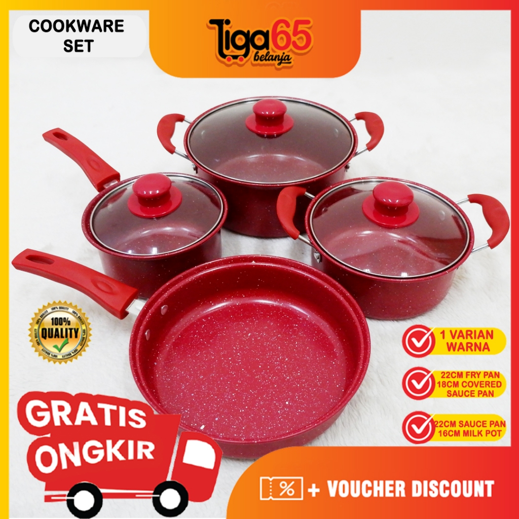 Kuali / Wajan / Panci / Cookware Set