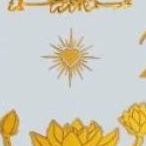 DEKORASI MAHAR LOGO LAMBANG EMBLEM LAMBANG hati bersinar PSHT dari bahan Akrilik GOLD/ Silver/ Hitam