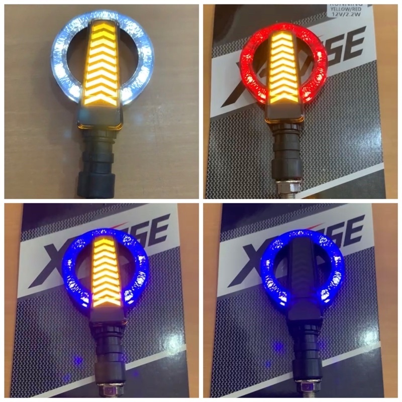 LAMPU SEN RUNNING LED BULAT MODEL PANAH BULAT RUNNING CRF FU NINJA CB 150R VARIO XRIDE