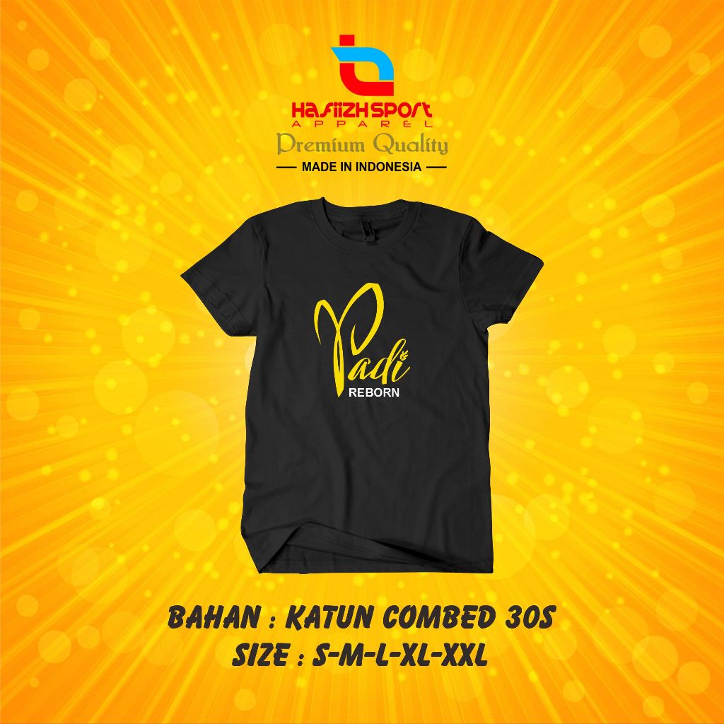 KAOS BAJU BAND PADI REBORN PREMIUM