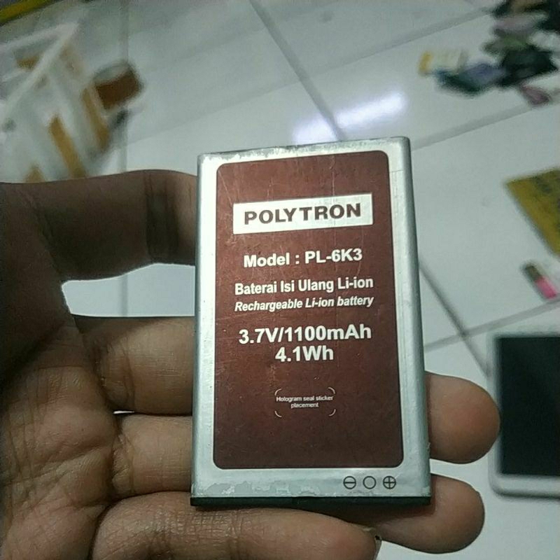BATERAI BEKAS POLYTRON PL-6K3
