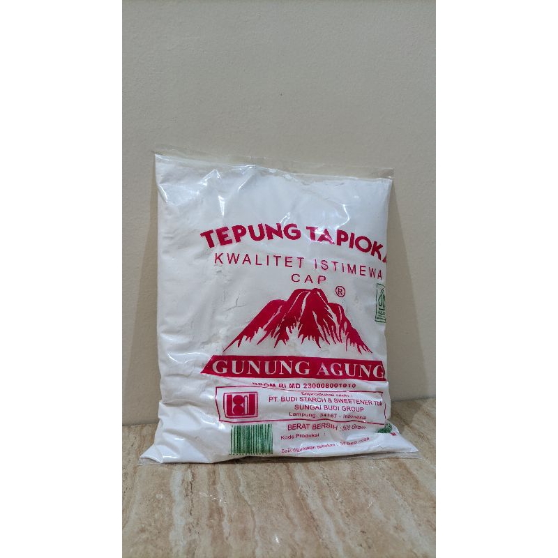 

Tepung Tapioka Cap Gunung Agung 500gr
