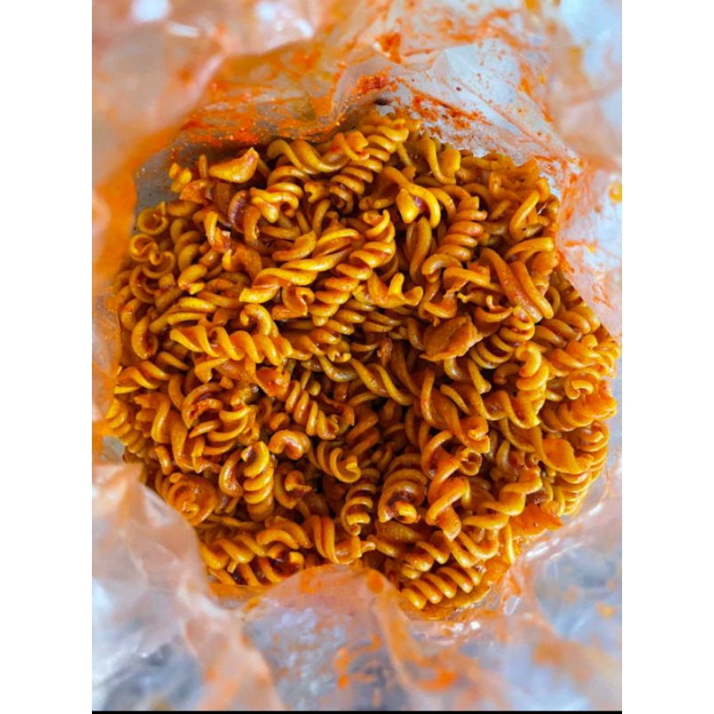 

seblak makaroni spiral makaroni ulir pedas daun jeruk 1kg