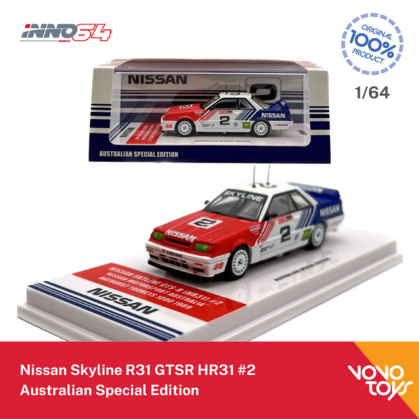 Jual Inno 1/64 Nissan Skyline R31 GTSR HR31 #2 Australian Special Inno64 Limited