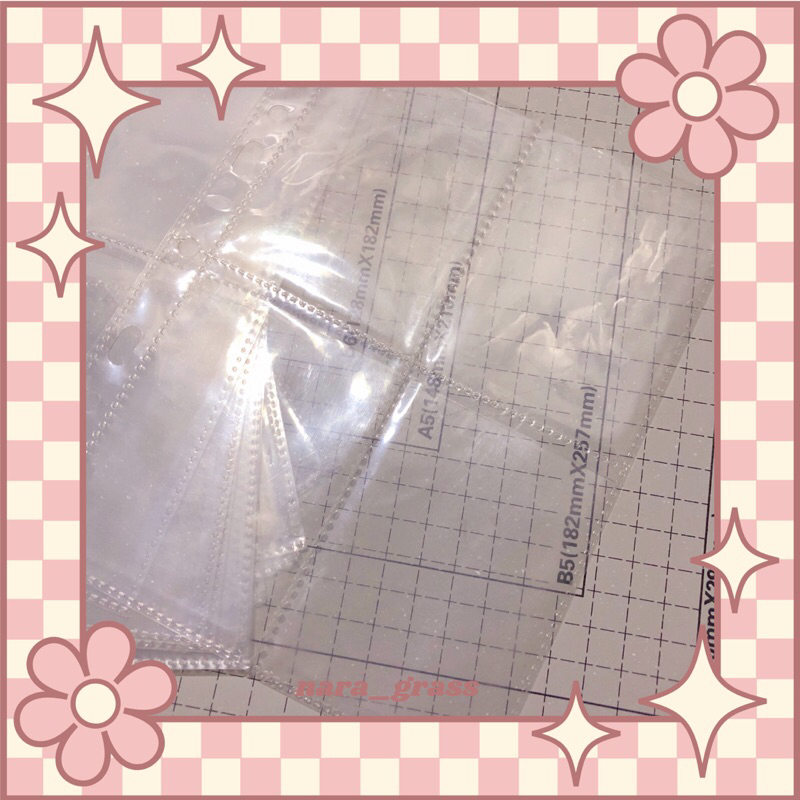 [ BISA COD ] PRELOVED SLEEVE SULTAN A5 4p 8p 2sisi 2,3,6 RING PAGE BINDER ALBUM KPOP PHOTOCARD ALBUM