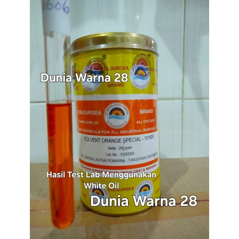 

Pewarna Minyak Coloursea Sollvent Orange Special 101606