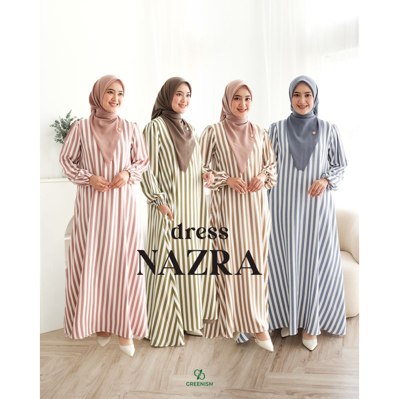 NAZRA DRESS BY GREENISM