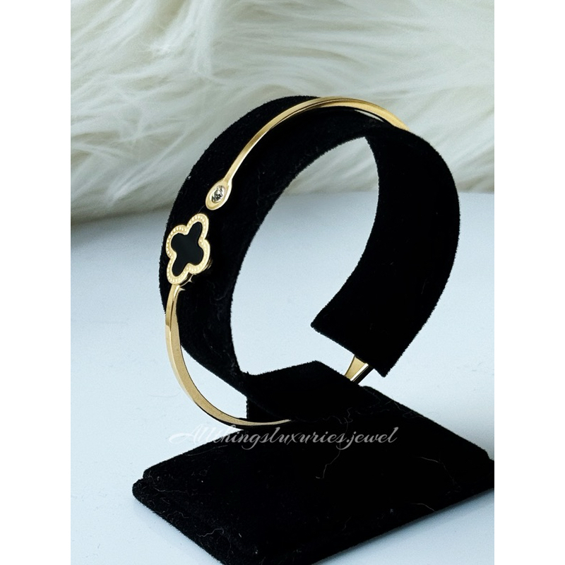 MARY Bracelet (gelang fashion titanium gold VCA import Korea READY STOCK)
