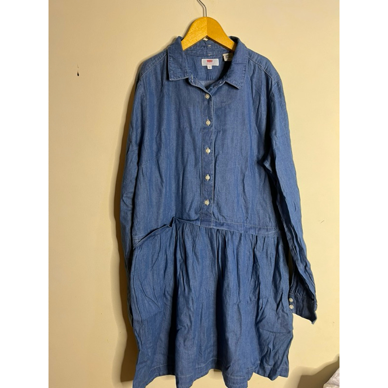 PRELOVED TUNIK JEANS LEVIS ORIGINAL KATUN ADEM