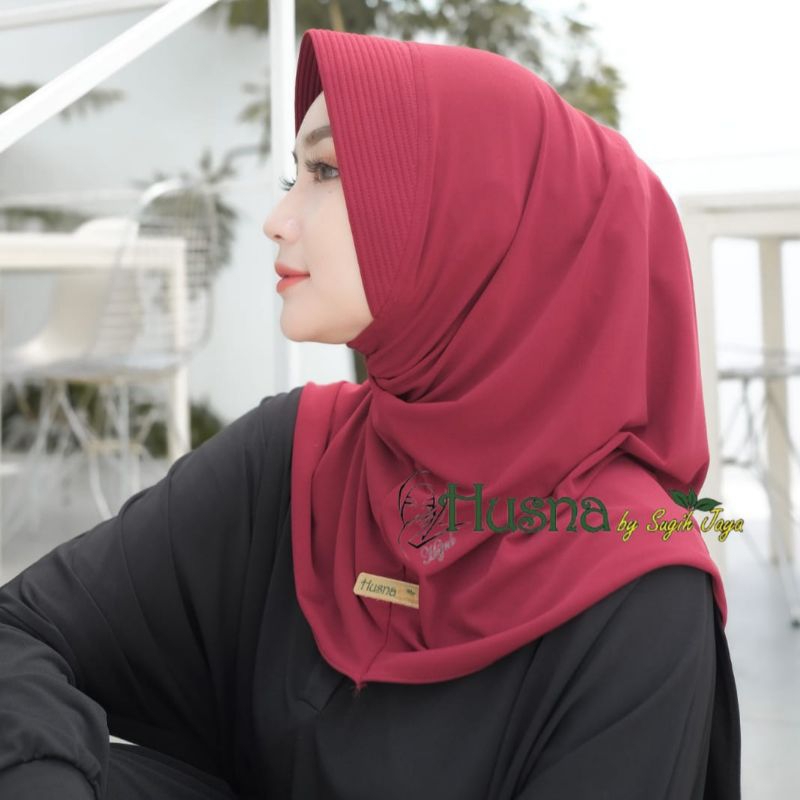 HIJAB VOLLY PET SPORT HUSNA ORIGINAL Hijab senam husna