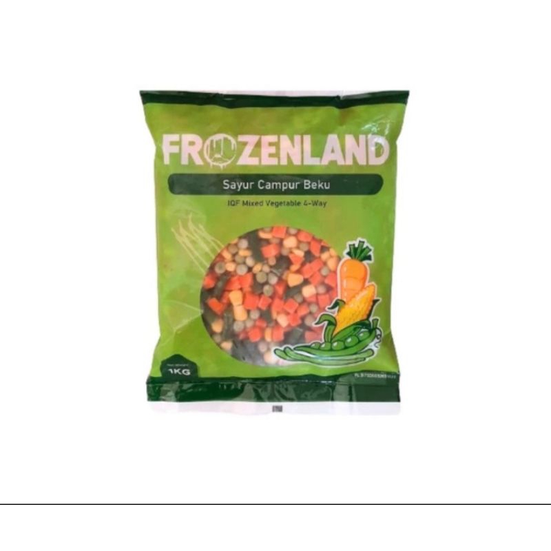 

Frozenland Mixed Vegetables 1Kg 4 Way