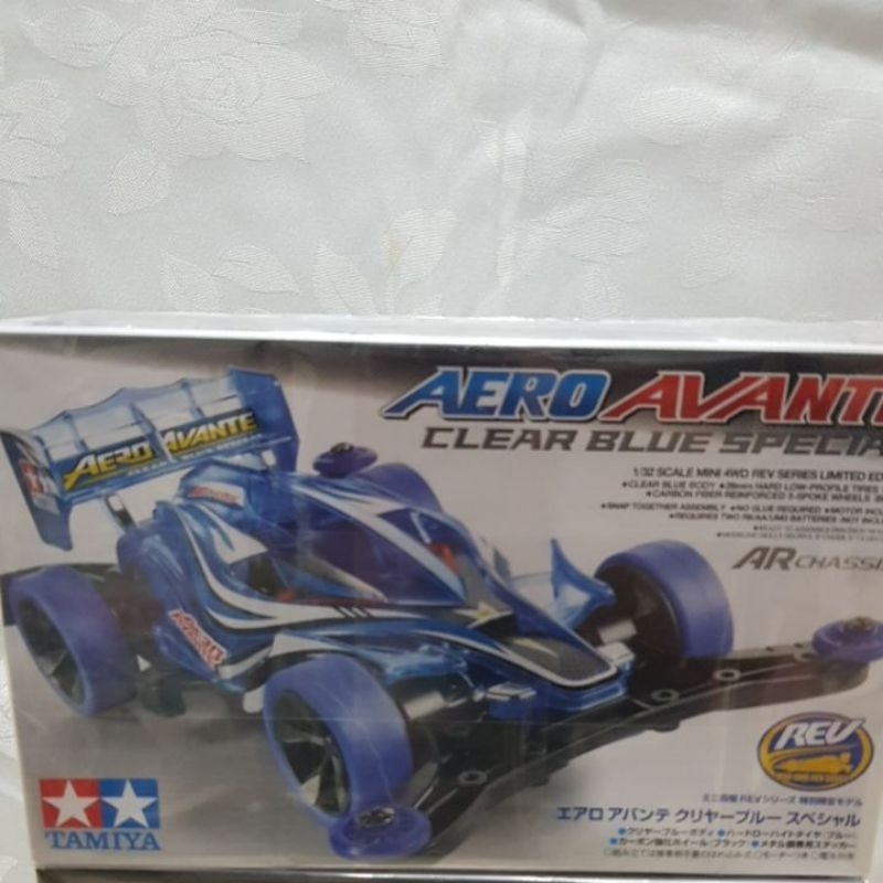 tamiya 95024 aero avante clear blue special