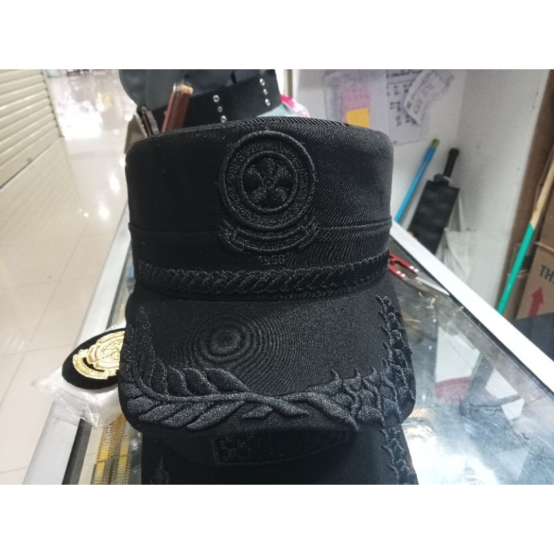 TOPI KOMANDO POL PP SATPOL PP WARNA FULL HITAM UNTUK GOL 3D 4A 4B