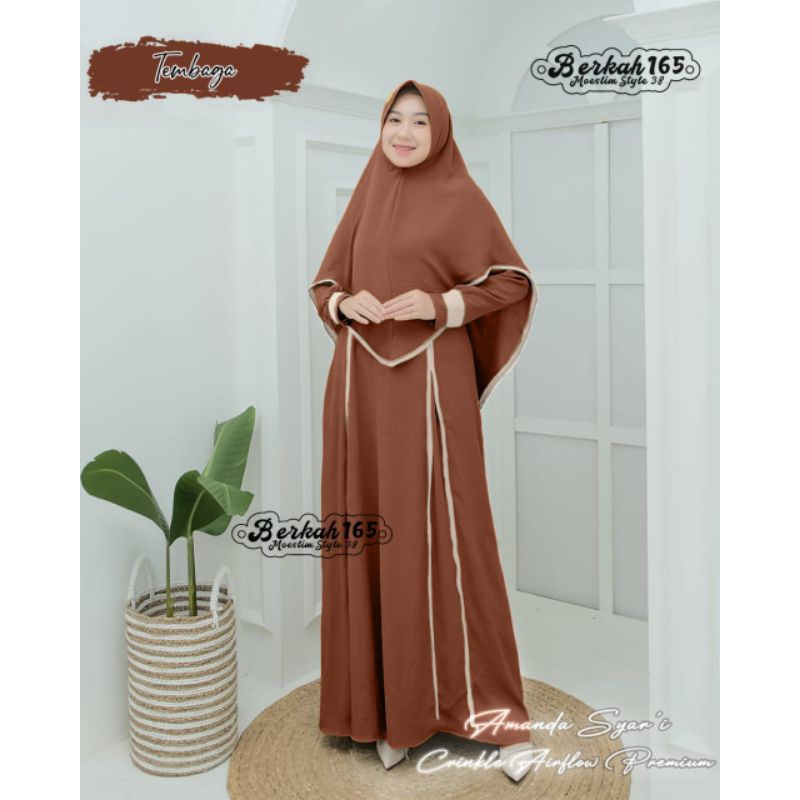 Amanda  set hijab syari