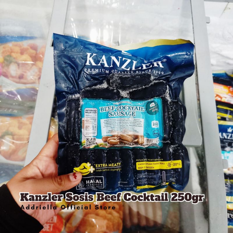 

ADDRIELLA Kanzler Sosis Beef Cocktail 250gr | Kanzler/Frozenfood/Frozenfood Murah
