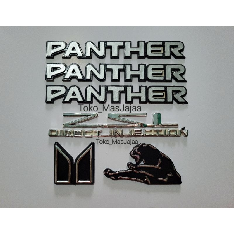 0logo emblem tulisan panther 2.5L direct macan / emblem panther lama / emblem 2.5 direct injection