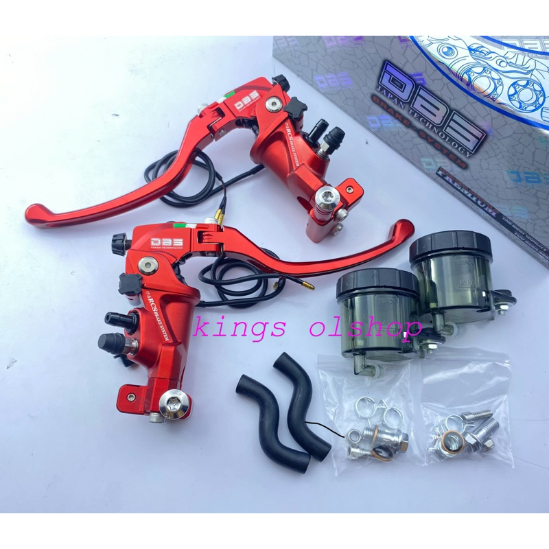 master rem sepasang kanan kiri Rcs 17,5 DBS 99 Original universal untuk semua motor
