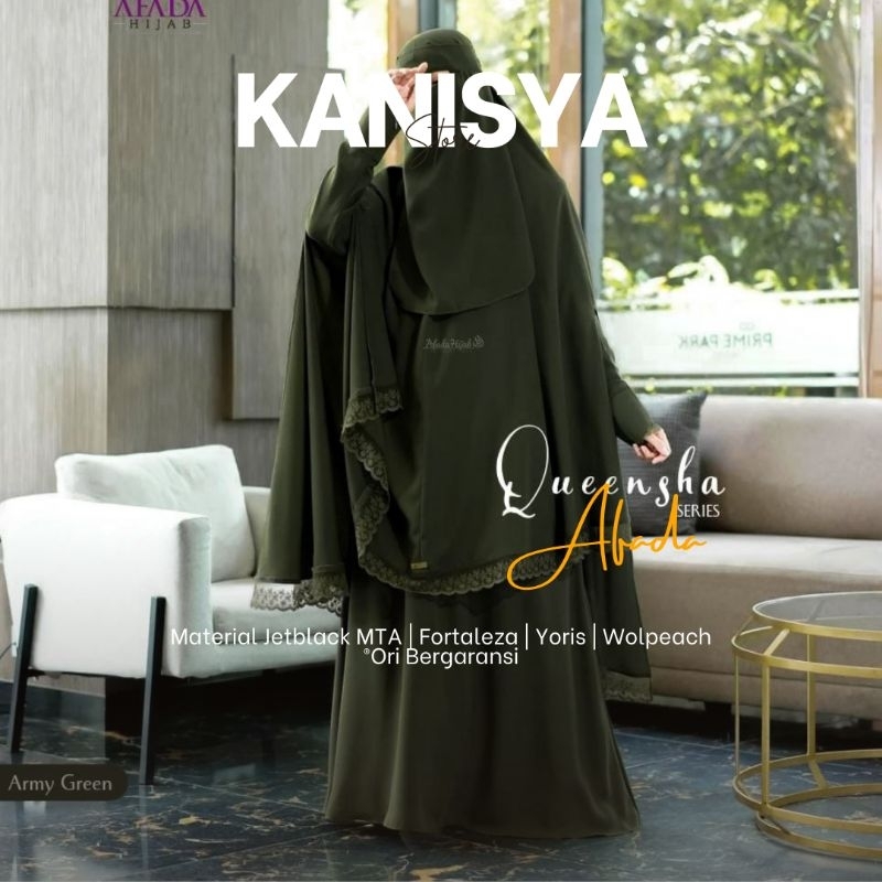READY Queensha Series Set Gamis Jilbab Khimar Wolfis Baby Yoris Fortaleza Syari Cadar Bandana Afada 