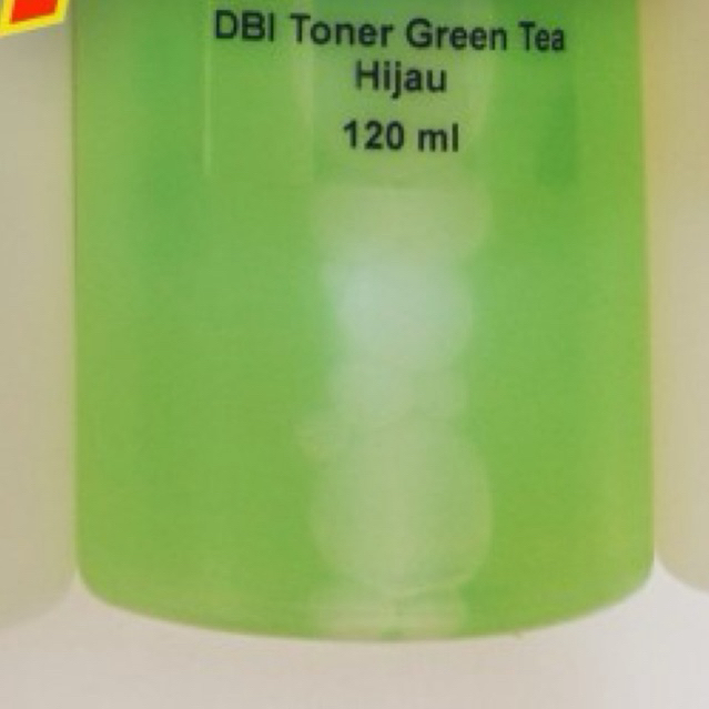 dbi face Toner / face tonic brightening / toner green tea hijau / acne / aha /oily /cucumber Terleng