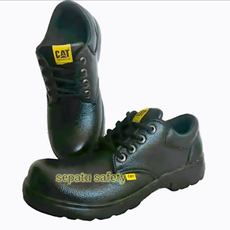 CUCI GUDANG Sepatu Safety Pria sepatu safetyUjung Besi sepatu safety Warna Hitam sepatu Safety Pria
