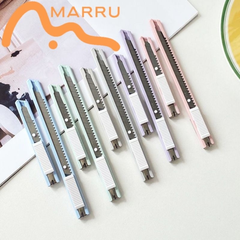 

MARRU Mini Short Cute Pastel Cutter Knife Pisau Pendek Kecil