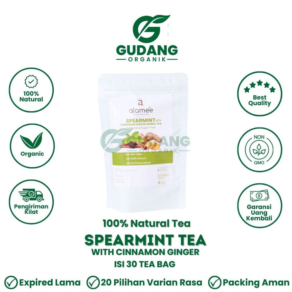 

Spearmint Cinnamon Ginger Tea Teh Daun Celup Spearmint Cinnamon Jahe Minuman Herbal Tea Siap Seduh Alami