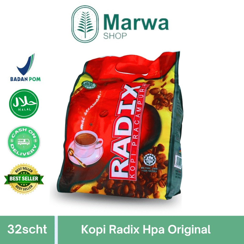 

Kopi Radix Hpa Original isi 32 sachet Malaysia | Kopi 7 Elemen ORIGINAL