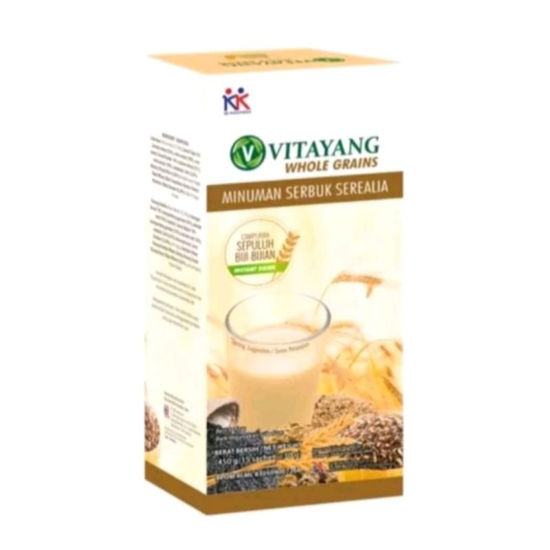

Promo Vitayang Whole Grains pengganti sereal sarapan pagi 1 box isi 15 sachet utk membantu proses detox tubuh & terapi penyembuhan