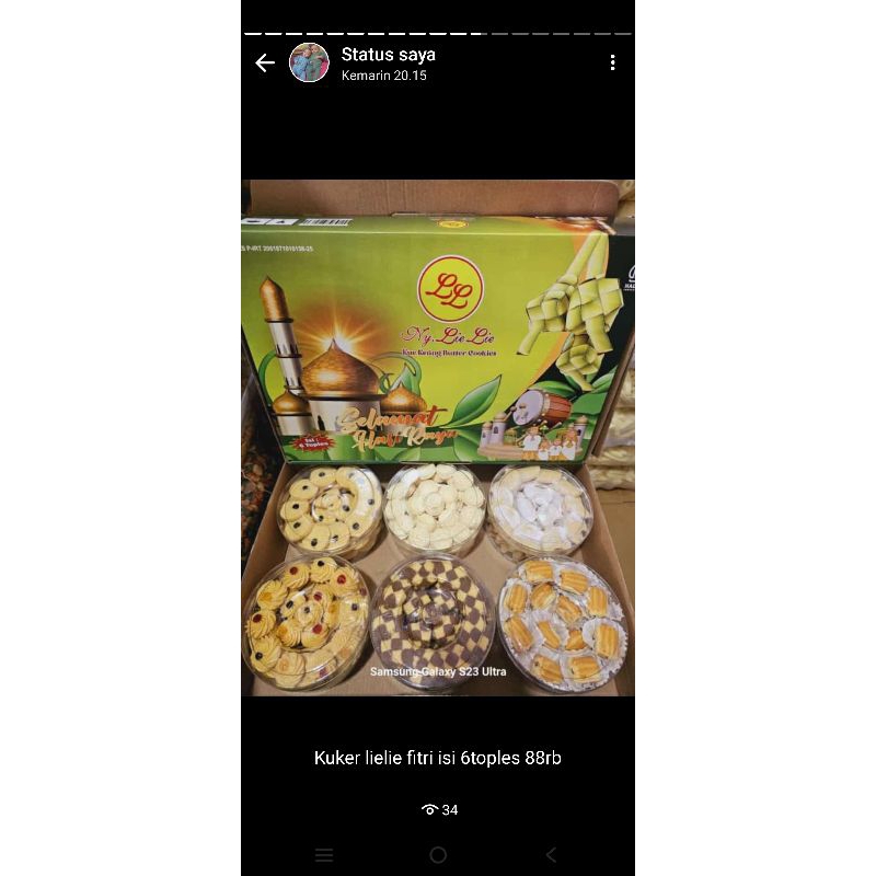 

kue kering ny. lielie isi 6toples