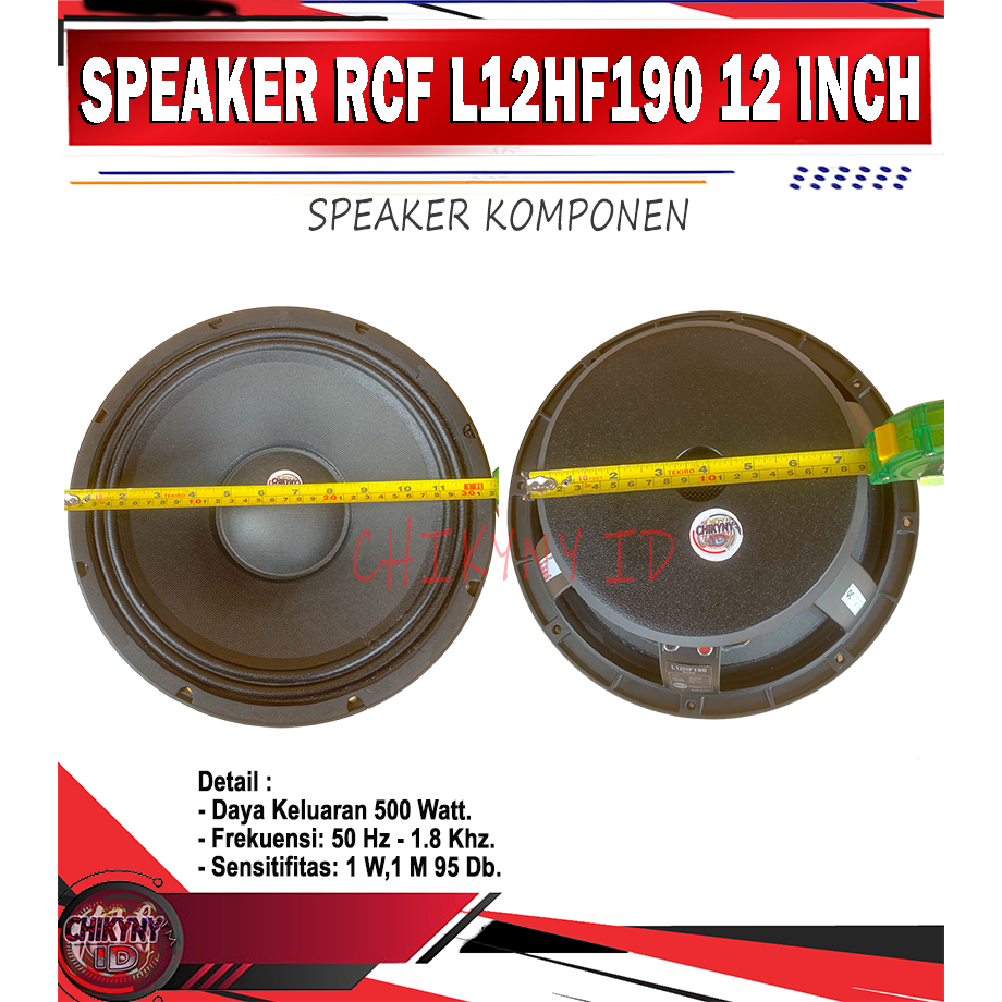 SPEAKER KOMPONEN RCF L12HF190 12 INCH GRADE A