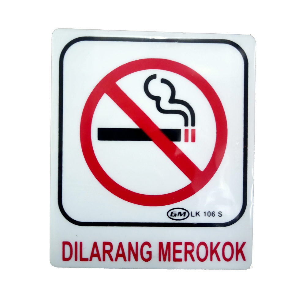 

GM LABEL DILARANG MEROKOK LK-106S KECIL