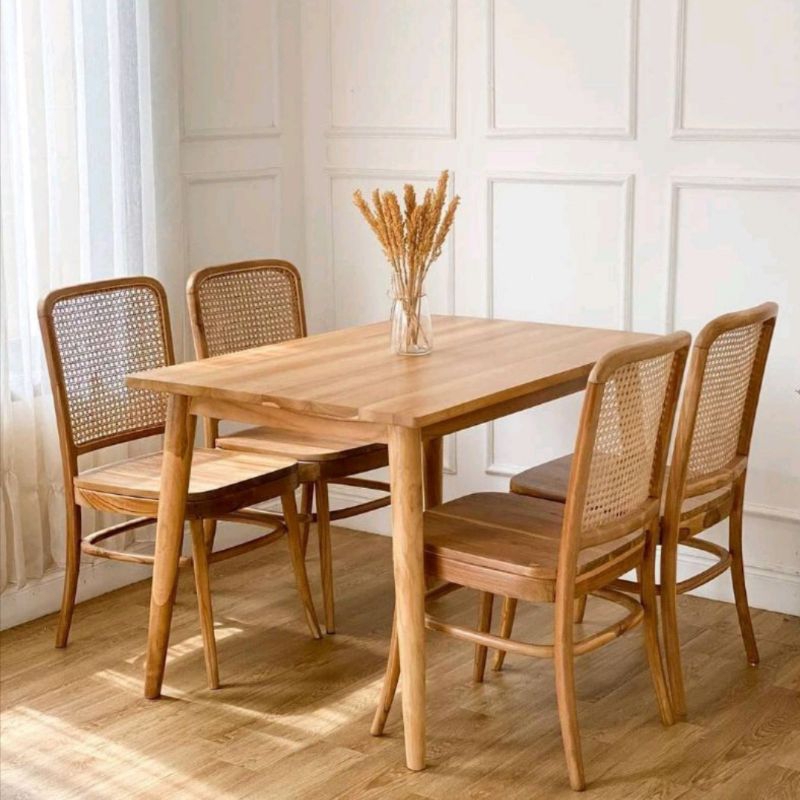 Meja Cafe | Meja Makan Knockdown 120*80 cm